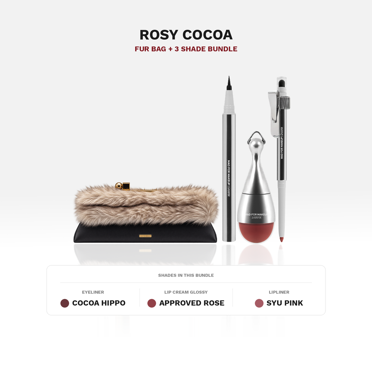 Exclusive Sashfir Bundle Fur Bag Set