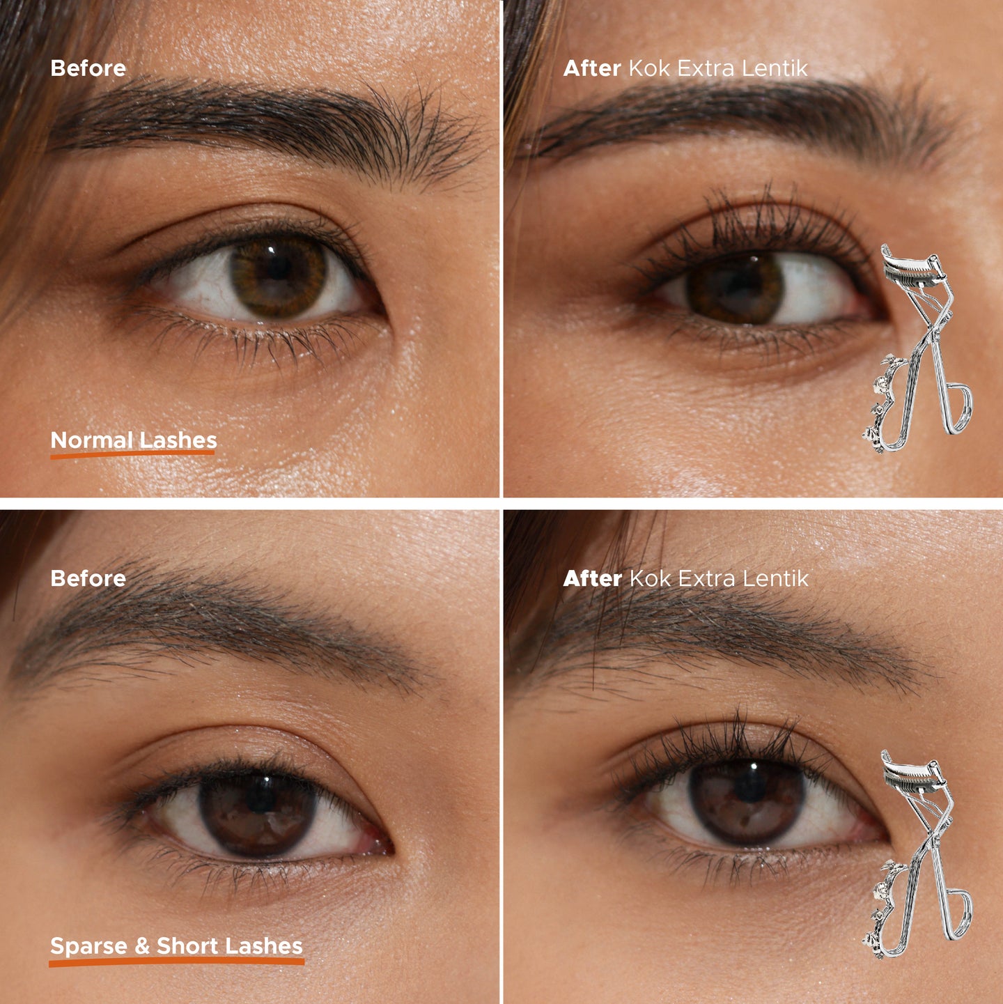 [BUNDLE] Cafe Mad Tea Cup & Kok Extra Lentik - Patented Eyelash Curler + Free Blind Box