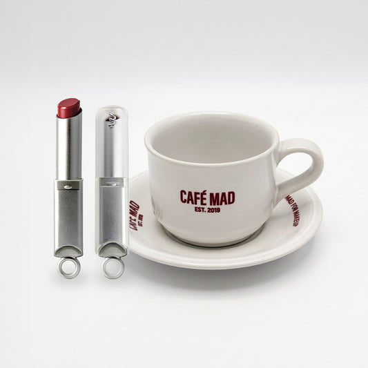 [BUNDLE FREE ENGRAVING PO 5-7DAYS] Cafe Mad Tea Cup Set & Ink Like Air Glasstick
