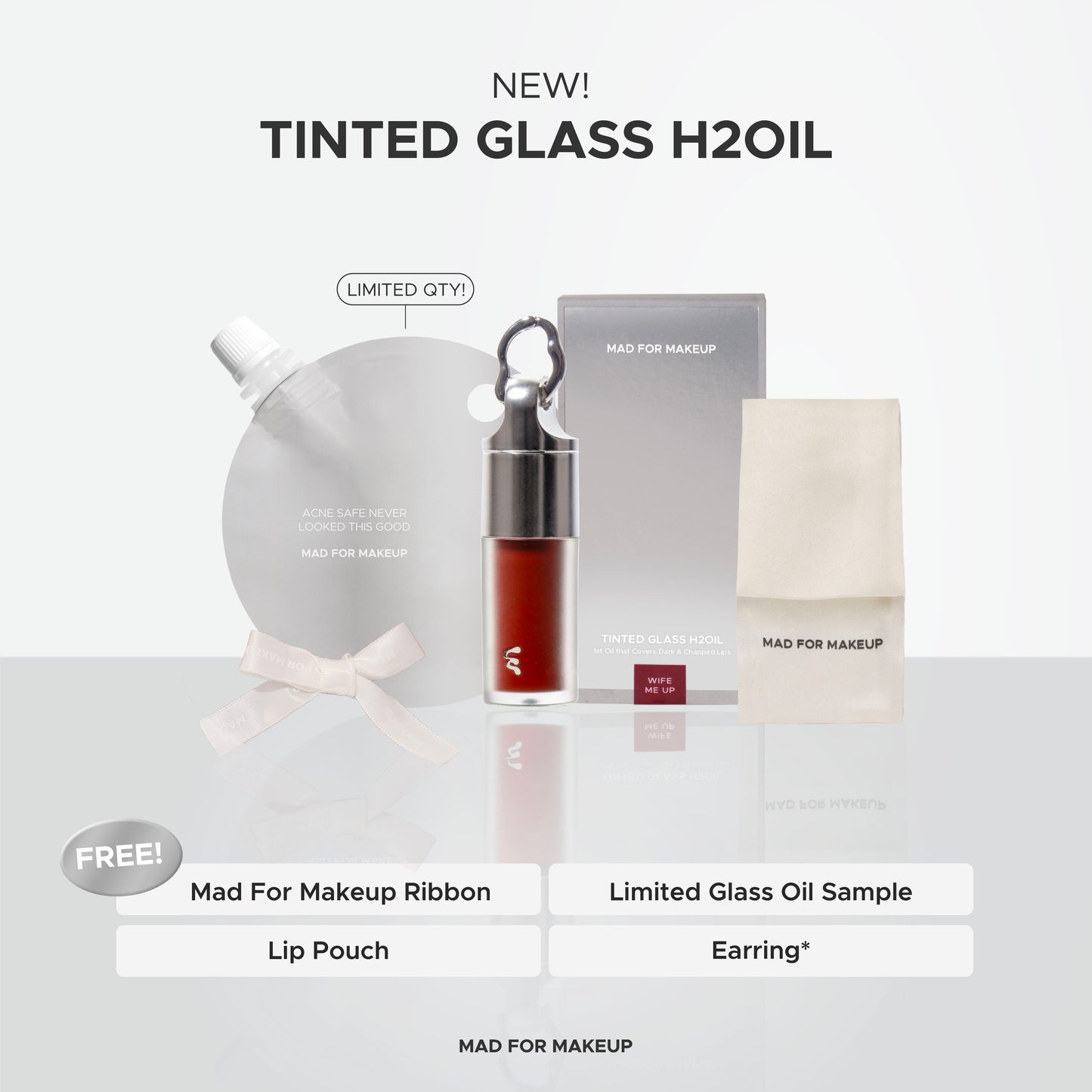 Tinted Glass H2Oil - 1st Lip Oil Glossy Cover Dark & Chapped Lips